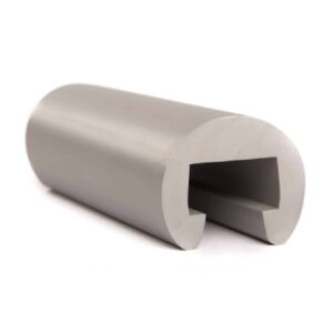 gelænderliste 25x15 mm PVC grå